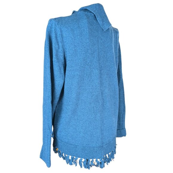 Vintage Women's Small/Petite Alfred Dunner Embroidered Floral Turtleneck Sweater - Picture 8 of 14